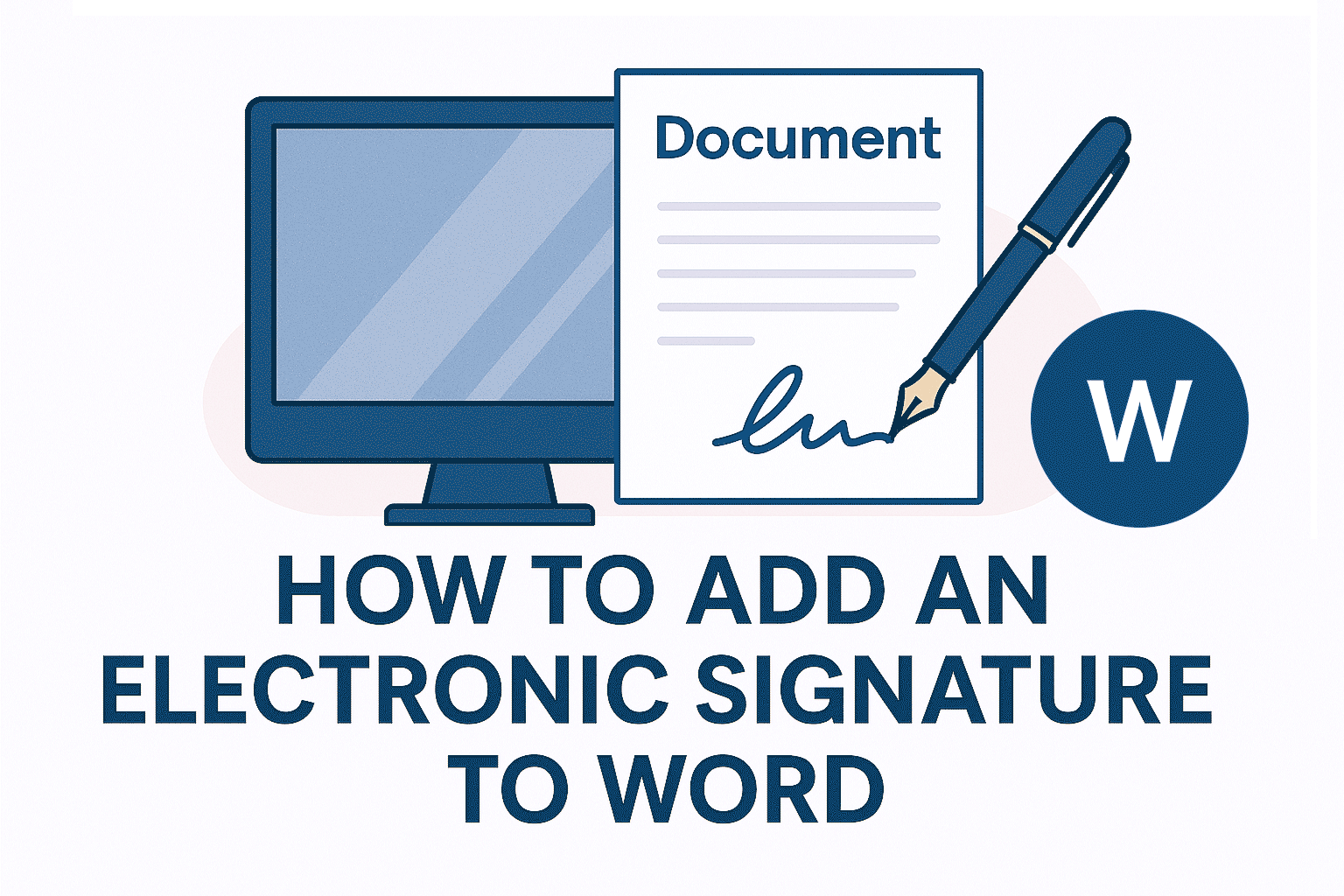 How to add an electronic signature to Word (6 different ways)