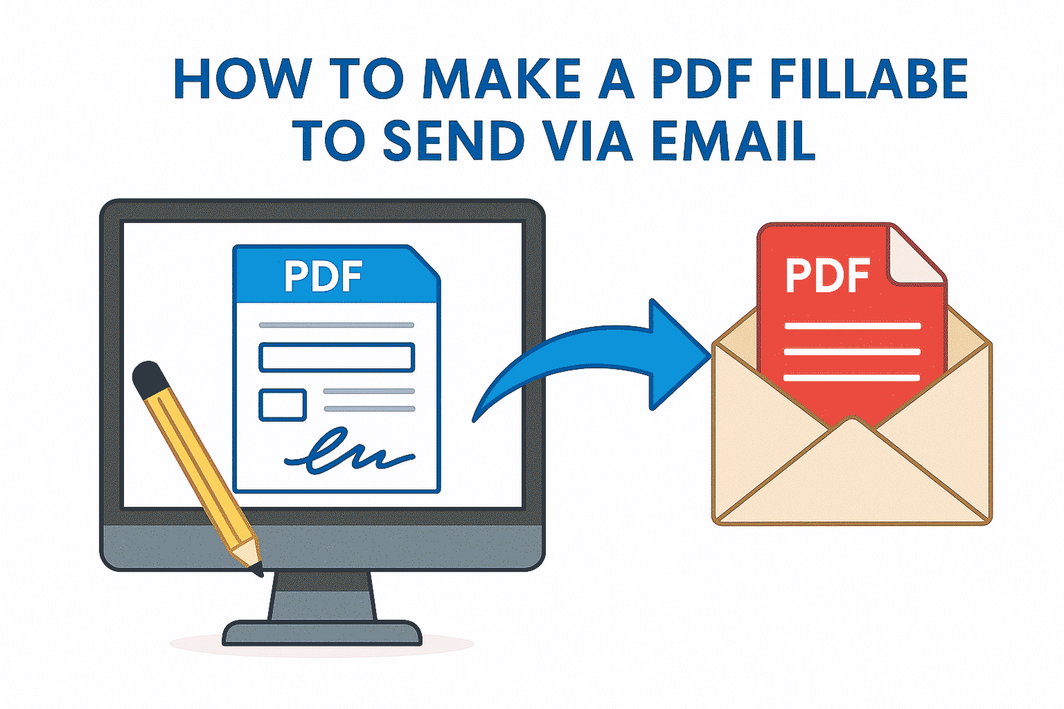 How to make a PDF fillable to send via email or SMS with SignTime