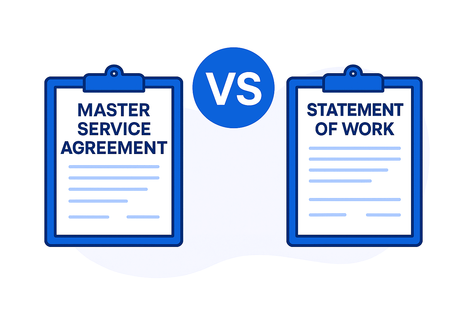 Master service agreement vs statement of work: Are they the same?