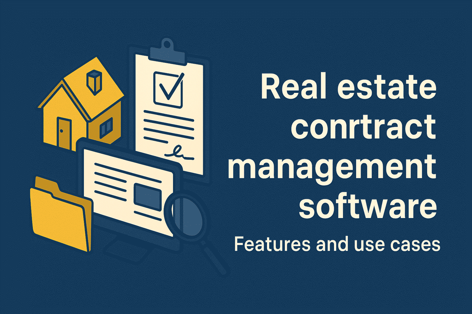 Real estate contract management software: Features and use cases