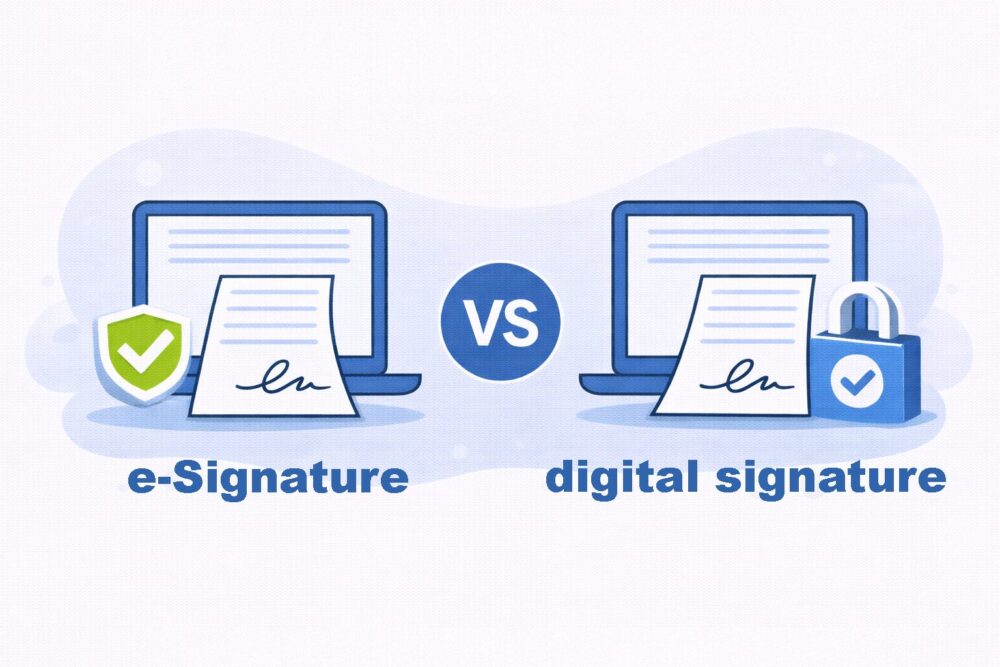 e-Signature vs digital signature: Are they the same?