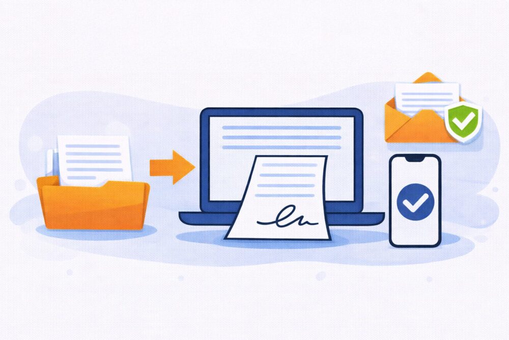 How to send a document to be signed the easy way