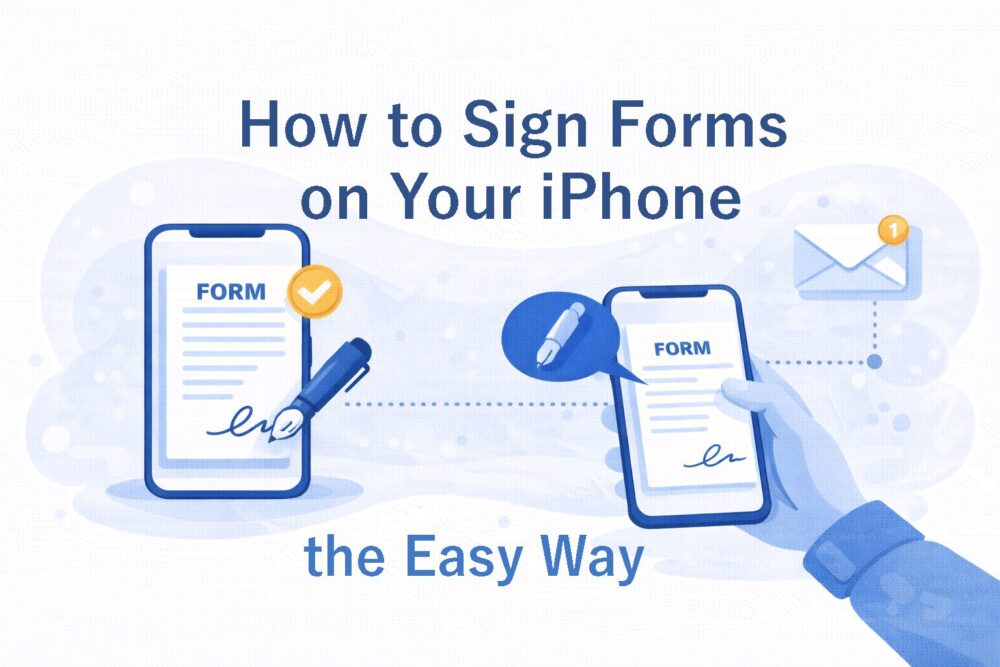 How to Sign Forms on Your iPhone the Easy Way