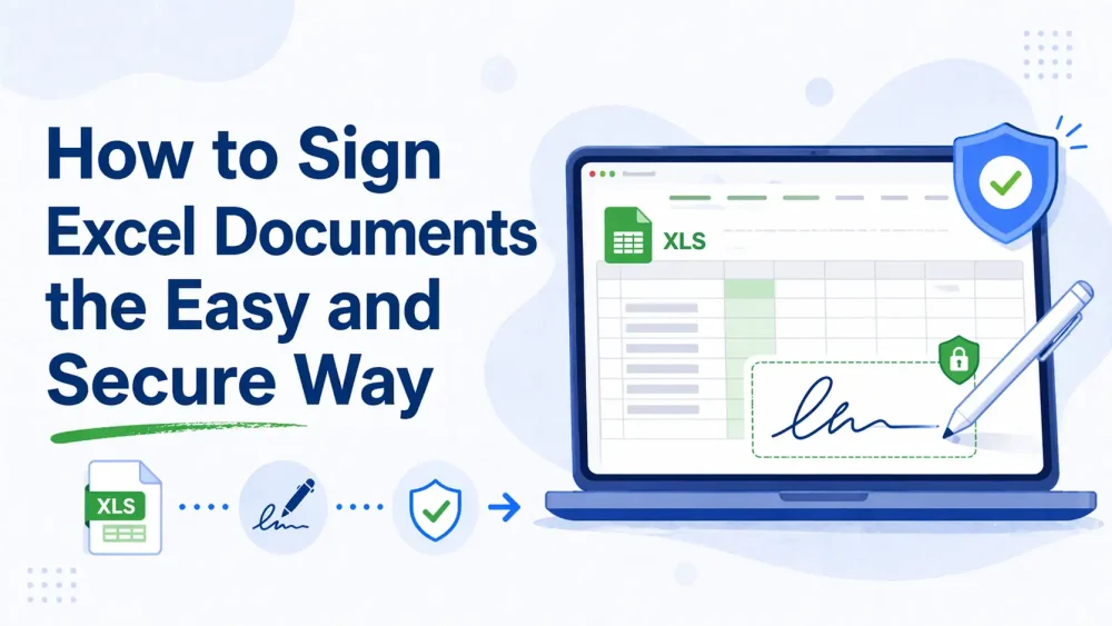How to sign Excel documents the easy and secure way
