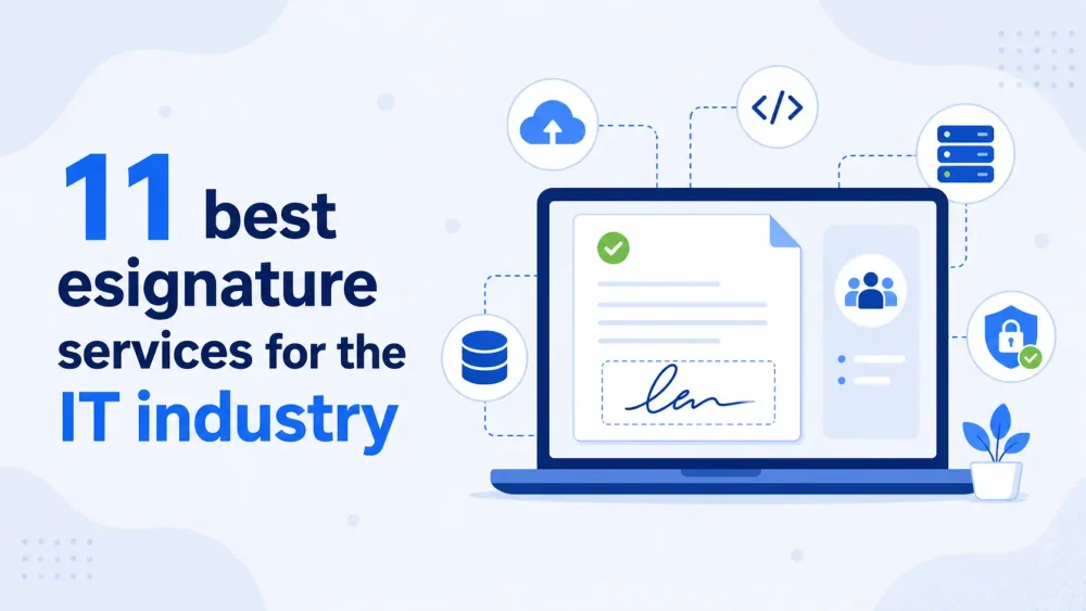 11 best esignature services for the IT industry