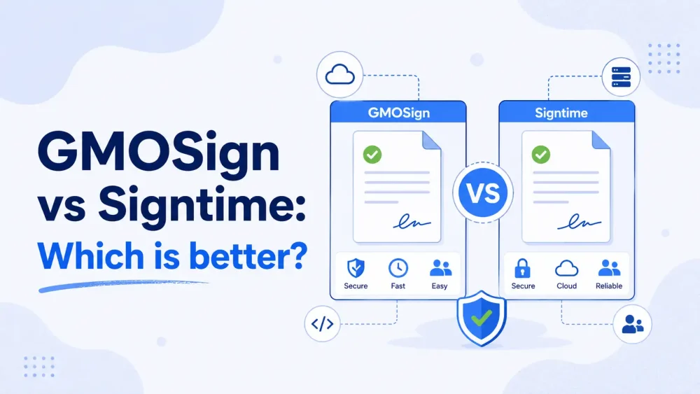 GMOSign vs Signtime: Which is better?