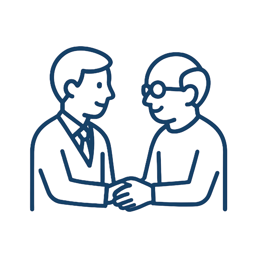 お客様に寄り添うアイコン