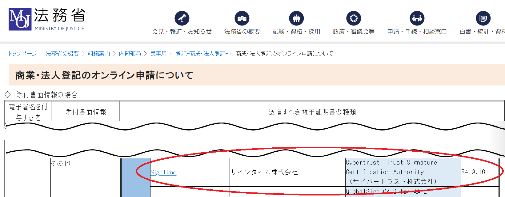 法務省が商業登記に利用可能な電子署名サービスにサインタイムを認定。WEB-API連携機能も大幅に強化のイメージ画像