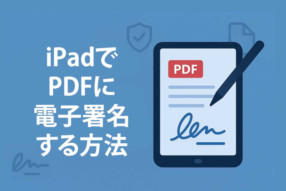 iPadでPDFに電子署名する方法