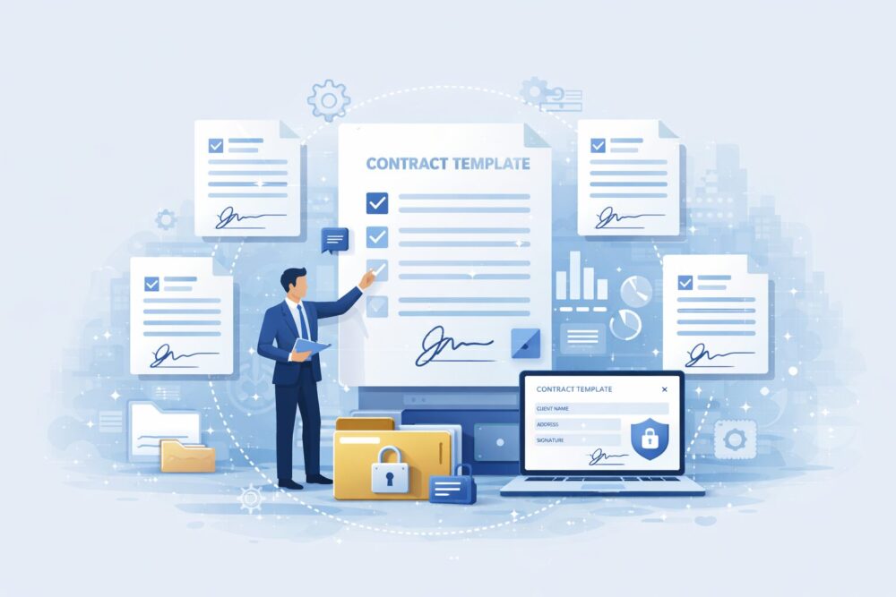電子契約で進める契約DX|契約書テンプレート標準化のメリットとは?