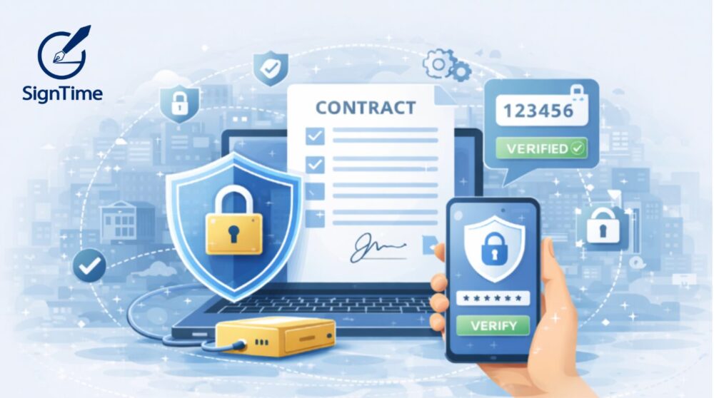 電子契約の二要素認証とは？二段階認証との違いとセキュリティ強化のポイント