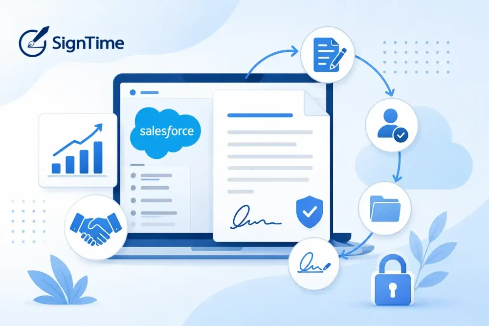 Salesforce対応の契約管理システムとは？契約ライフサイクル管理を効率化する方法