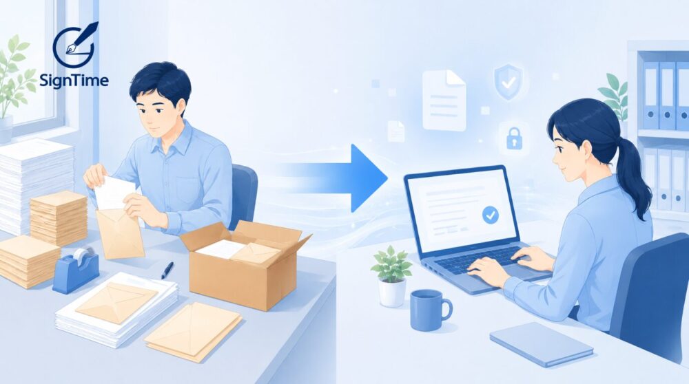 契約書の郵送コストを削減するには？電子契約で封入・発送業務を効率化