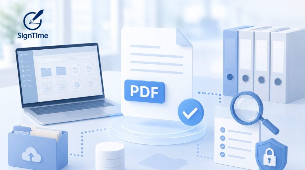 契約書をPDFで保存するだけで大丈夫？電子契約後の保管・検索ルールを解説