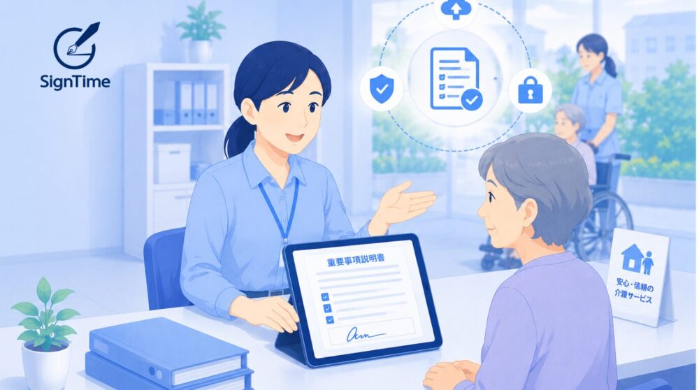 介護の重要事項説明書は電子化できる?よくある不備と適切な活用方法